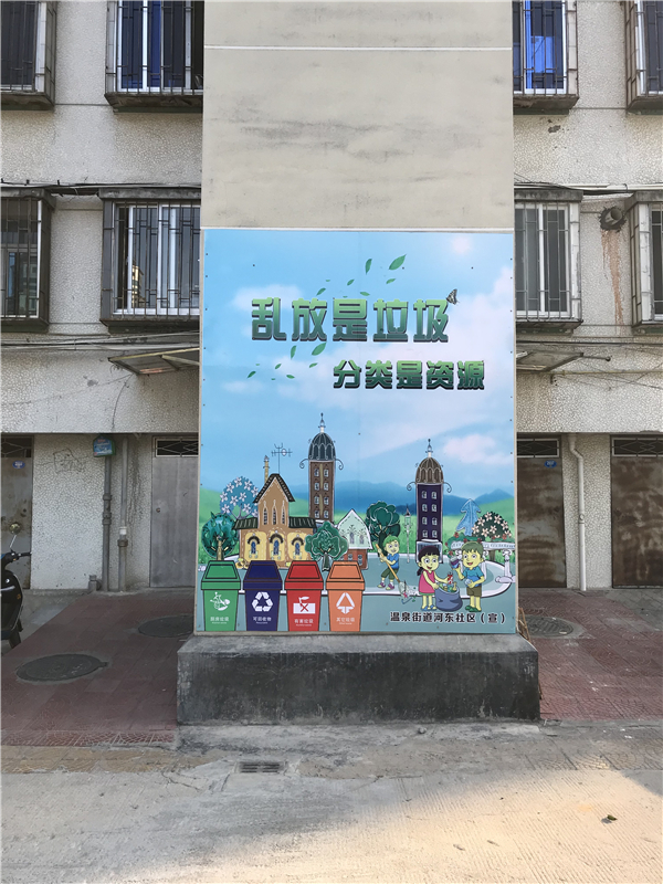 省新聞出版后勤服務公司積極開展轄區內垃圾分類工作